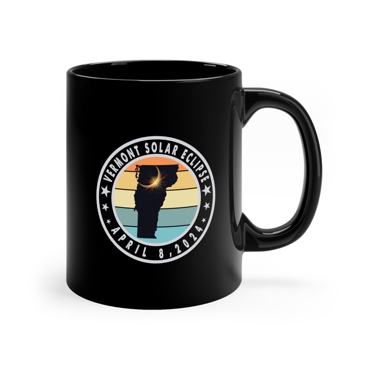 VT Solar Eclipse 11oz Black Mug