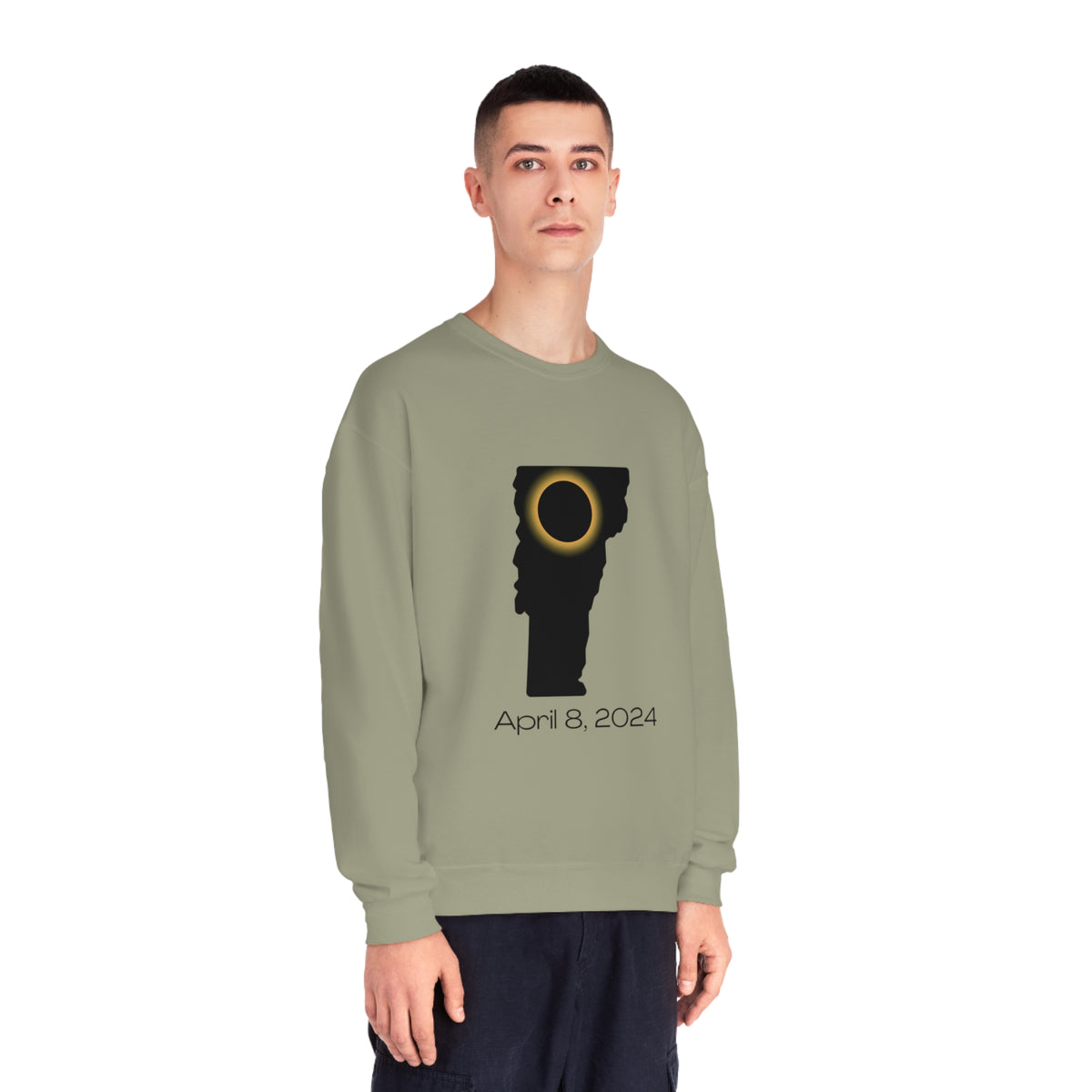 April 8,2024 Unisex Crewneck Sweatshirt