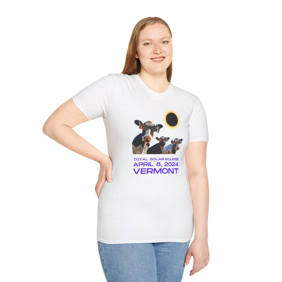 Cow Solar Eclipse T-Shirt