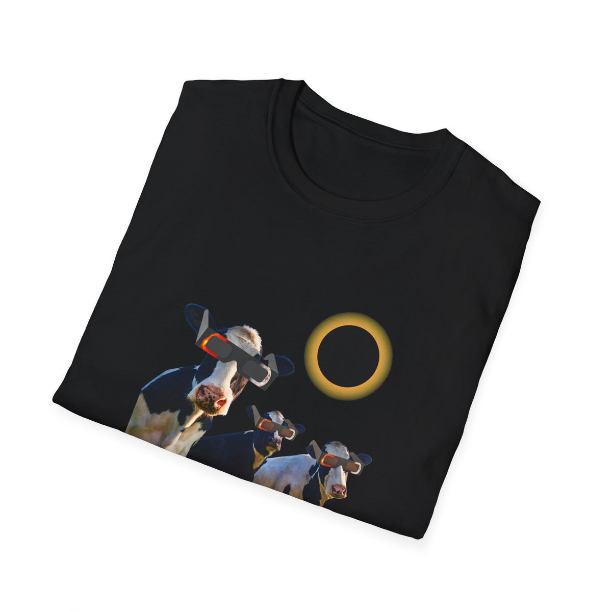 Cow Solar Eclipse T-Shirt