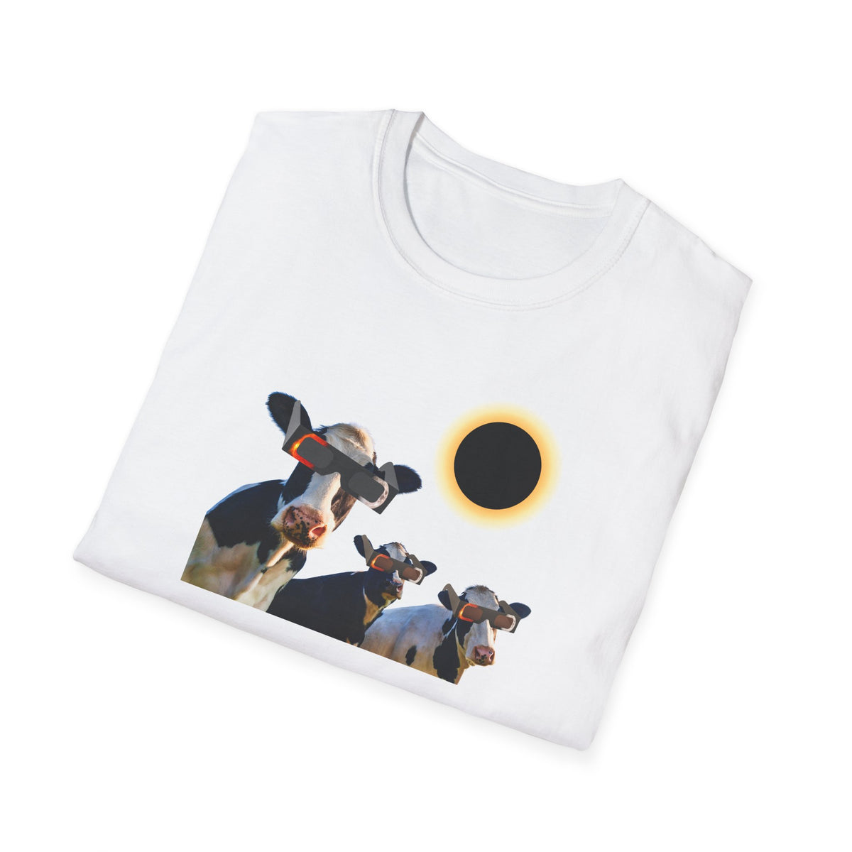 Cow Solar Eclipse T-Shirt