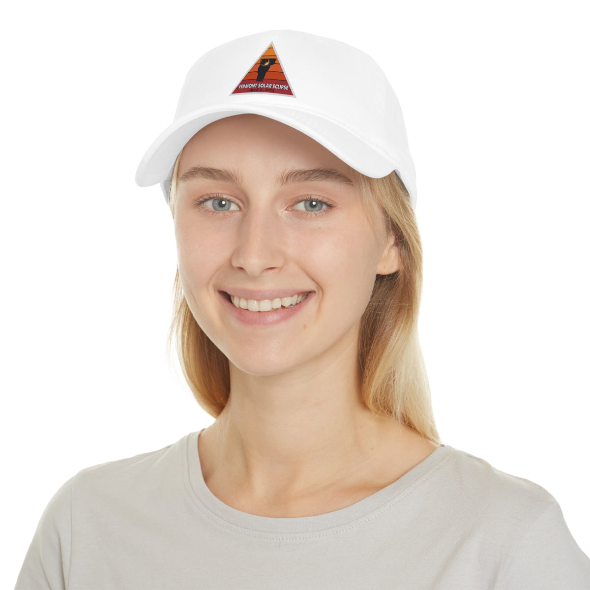 VT Solar Eclipse April 8, 2024 Low Profile Baseball Cap