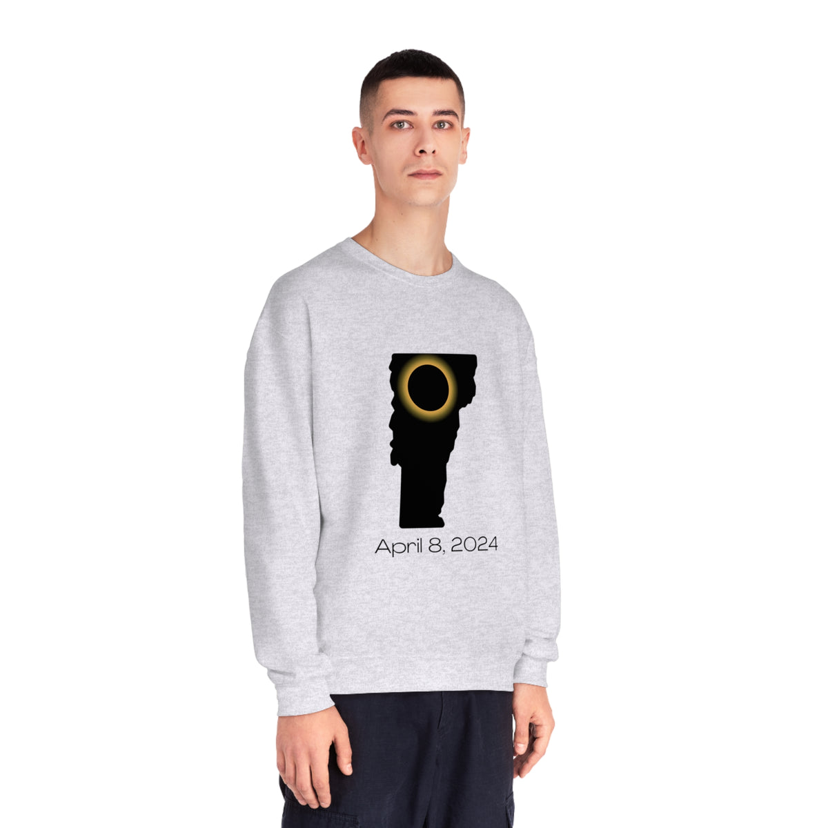 April 8,2024 Unisex Crewneck Sweatshirt