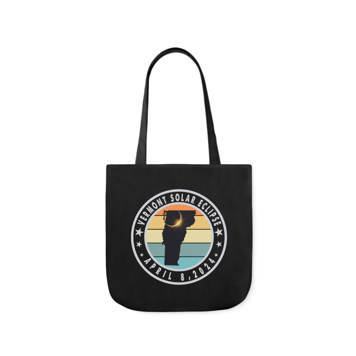 VT Solar Eclipse Canvas Tote Bag