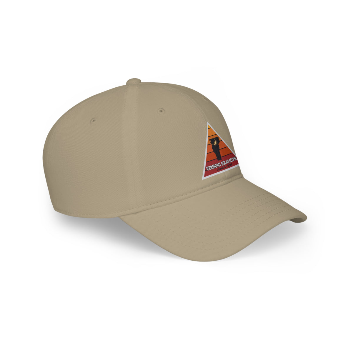 VT Solar Eclipse April 8, 2024 Low Profile Baseball Cap