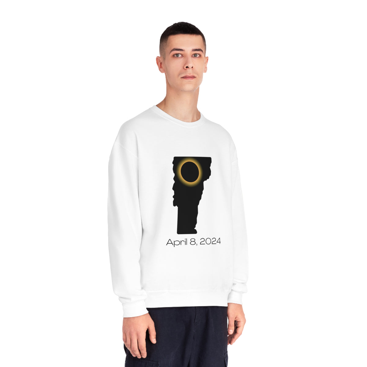 April 8,2024 Unisex Crewneck Sweatshirt