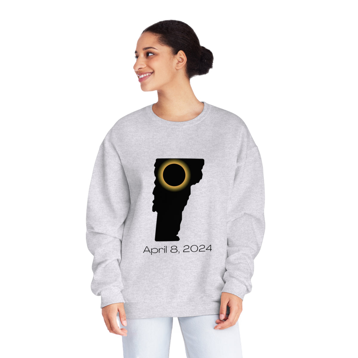 April 8,2024 Unisex Crewneck Sweatshirt