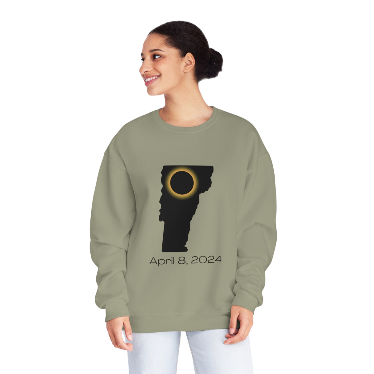 April 8,2024 Unisex Crewneck Sweatshirt