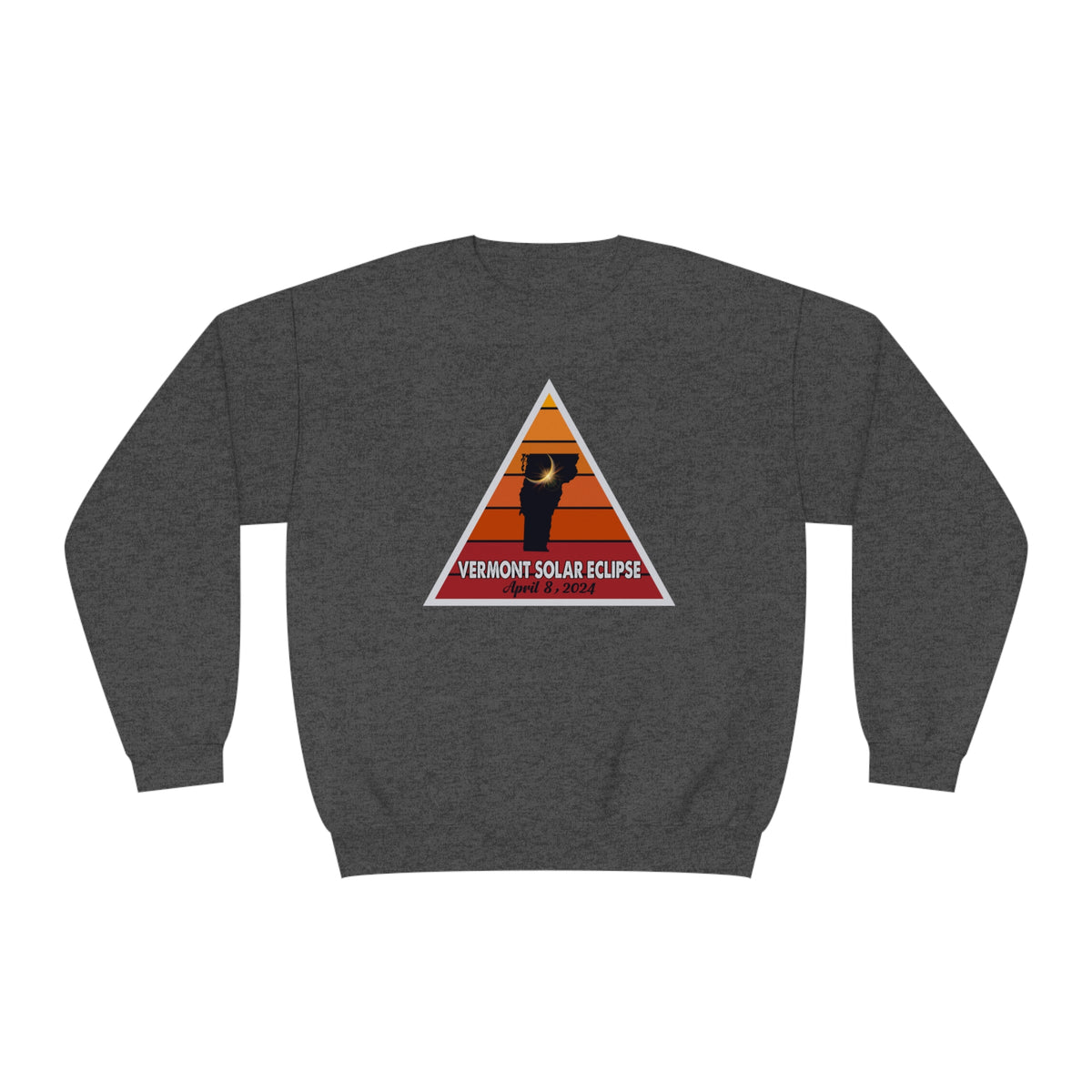 VT Solar Eclipse April 8, 2024 Unisex Crewneck Sweatshirt