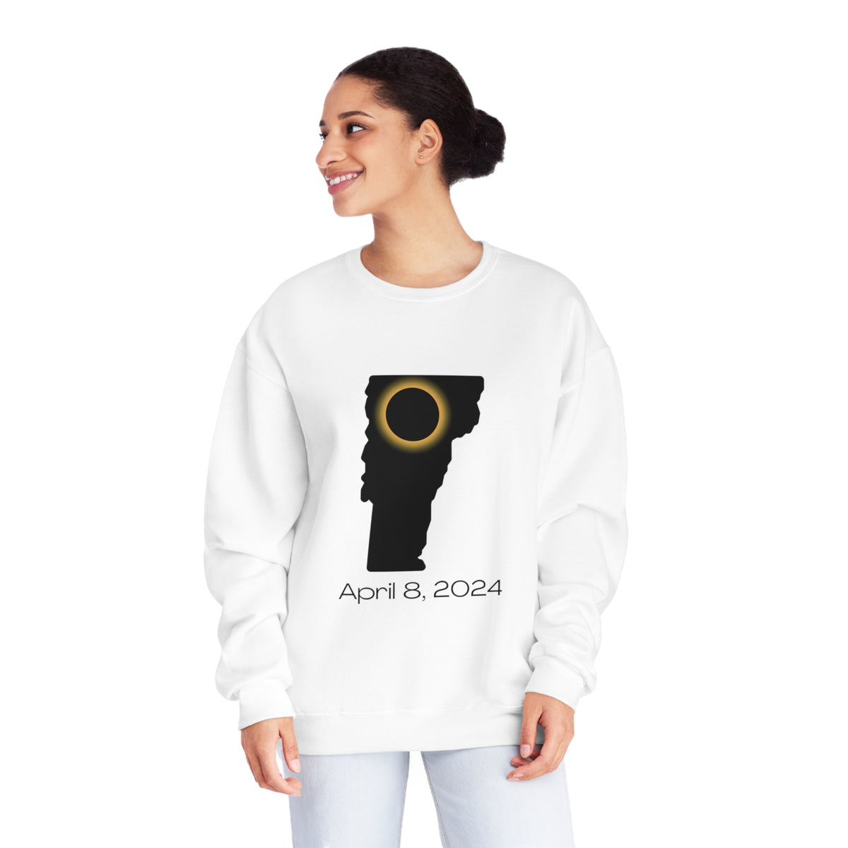 April 8,2024 Unisex Crewneck Sweatshirt