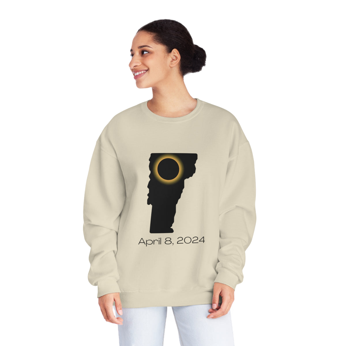 April 8,2024 Unisex Crewneck Sweatshirt